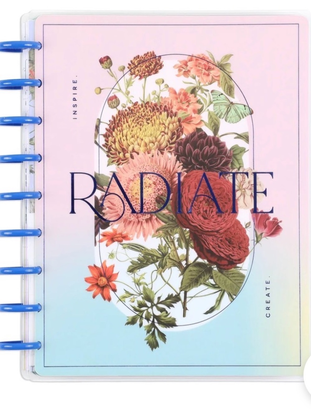 “Seeds of Joy” Floral 12 Month Undated Happy Planner and Sticker Pack Bundle